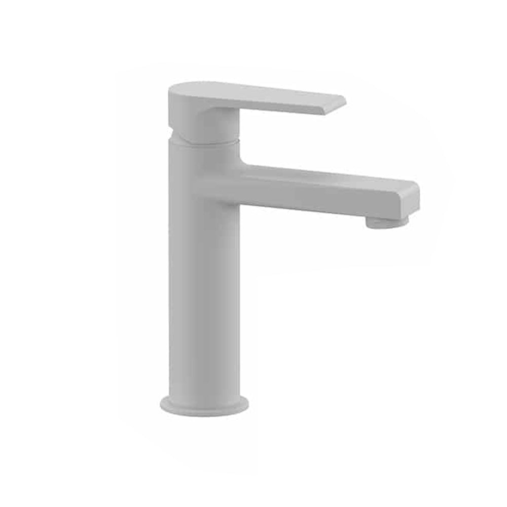 Miscelatore medio lavabo Rubinetterie Mariani linea Artic Bianco opaco con scarico