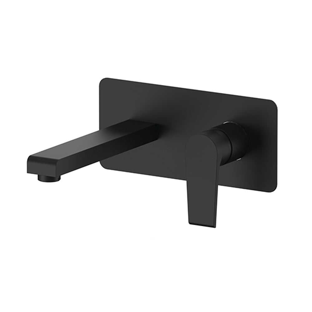 Miscelatore lavabo a incasso Rubinetterie Mariani linea Artic Nero Opaco