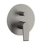 Miscelatore incasso doccia  con deviatore Rubinetterie Mariani linea Artic nichel nero spazzolato