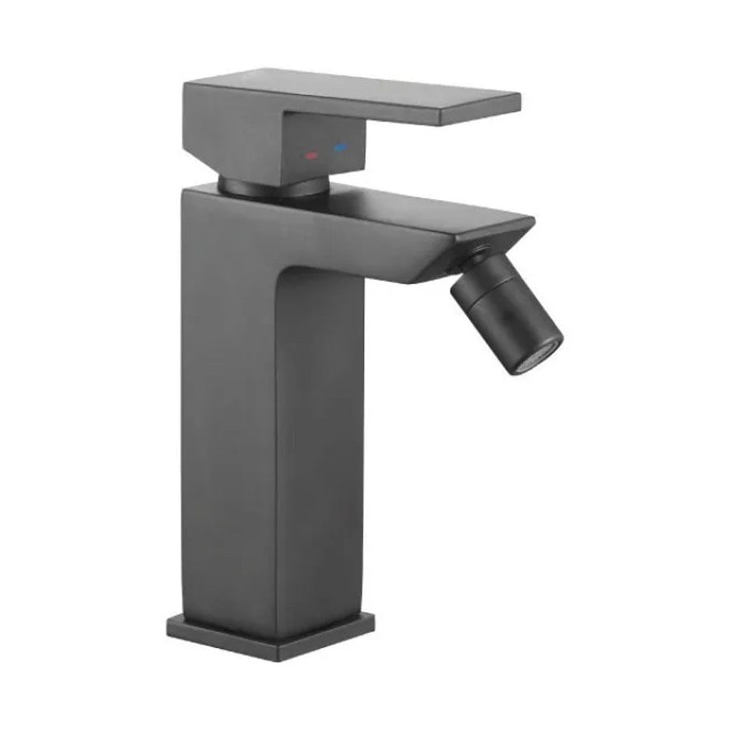 Miscelatore rubinetto bidet Rubiflux serie Green 2.0 - Nero opaco