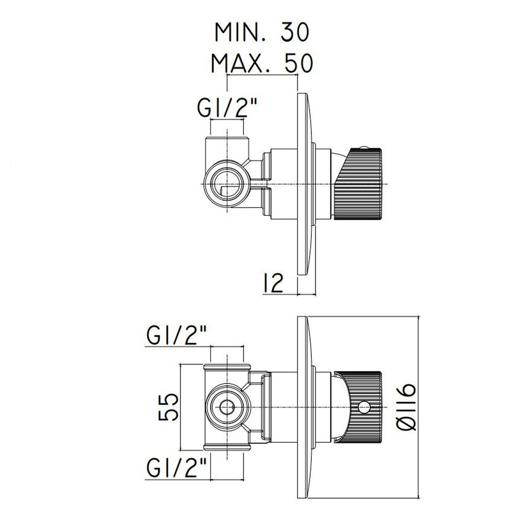 Set di miscelatori lavabo alto-bidet-doccia Paffoni Jo Cromato