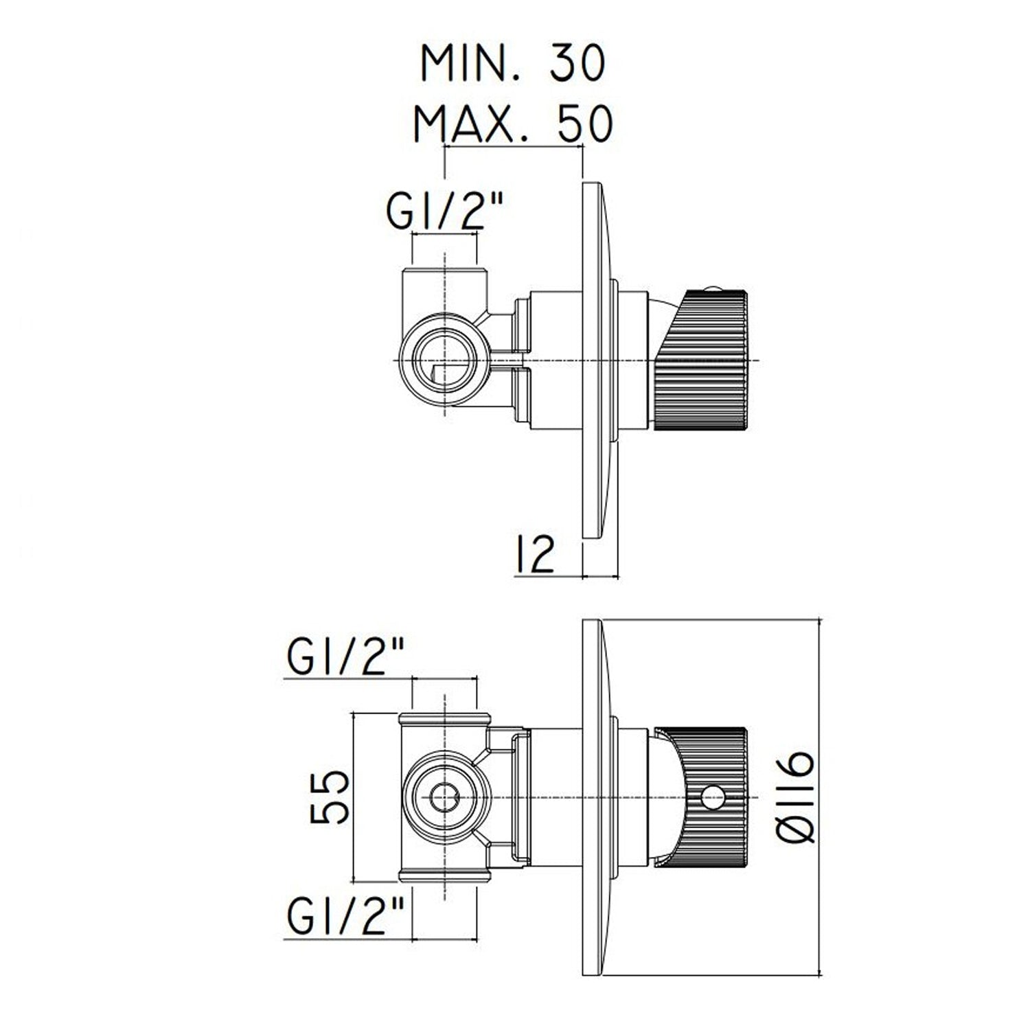 Set di miscelatori lavabo alto-bidet-doccia Paffoni Jo Cromato