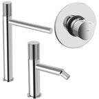 Set di miscelatori lavabo alto-bidet-doccia Paffoni Jo Cromato