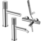 Set di miscelatori lavabo-bidet-vasca con doccetta Paffoni Jo Cromato