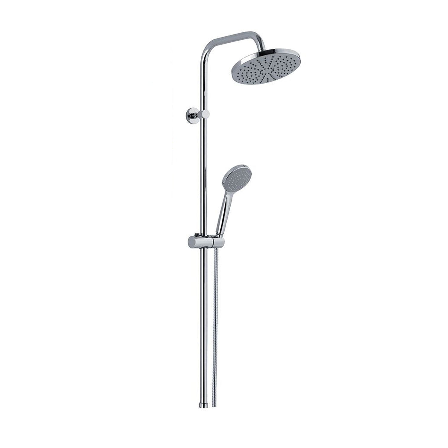 Colonna doccia C14 supporto scorrevole con attacco 3/4F e soffione 20cm