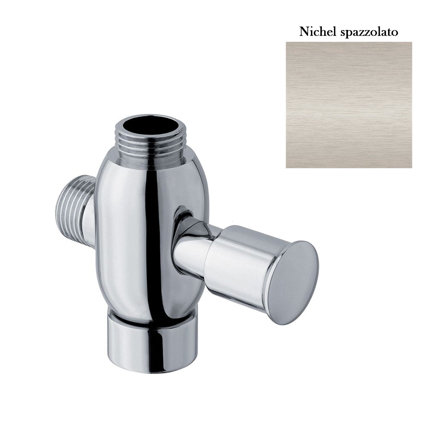 Deviatore bombato in ottone con attacco 3/4M