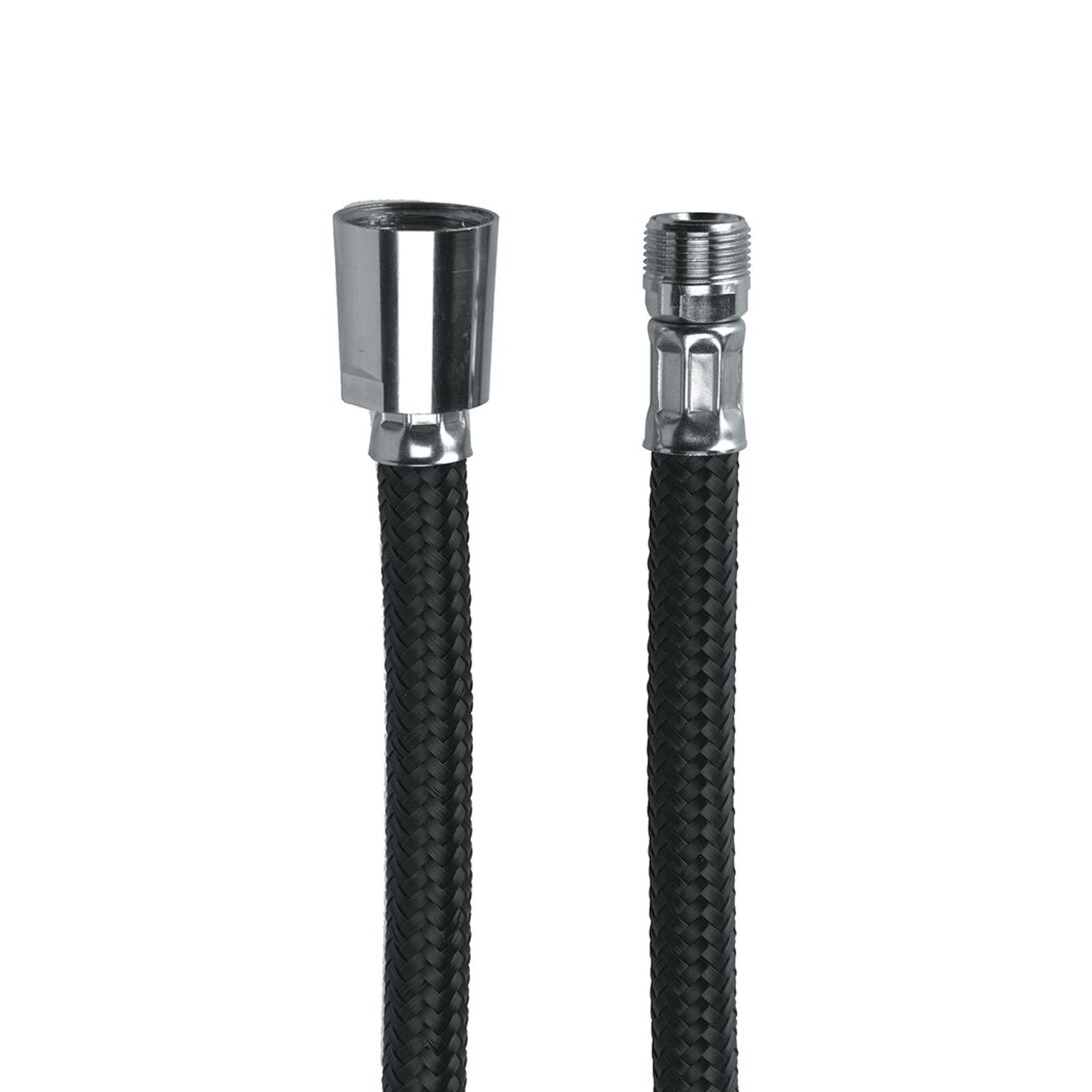 Flessibile doccia estraibile in nylon antracite 150cm