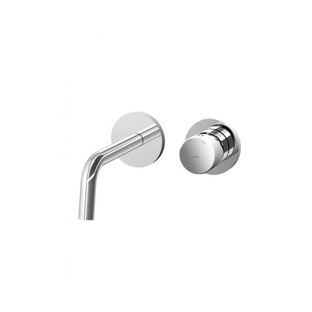 Miscelatore Lavabo modello JO007CR70 ad incasso con piastra con bocca 245 Mm Cromo