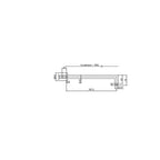 Kit doccia 075 con soffione quadro
