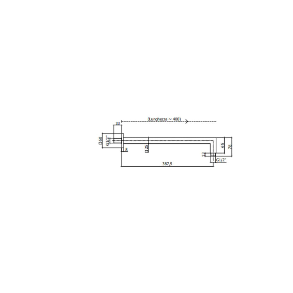 Kit doccia 075AG con soffione