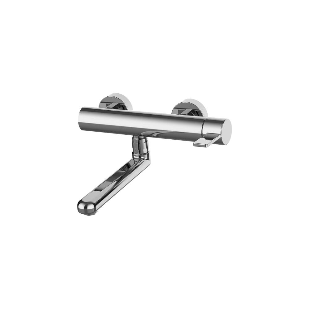 Miscelatore cucina serie Rock modello RO161CR a parete cromo Paffoni
