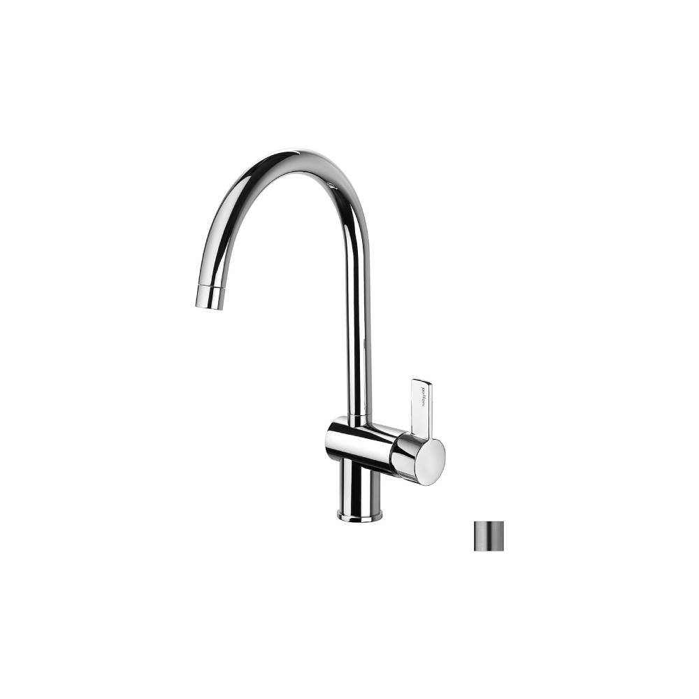 Miscelatore cucina serie Rock modello RO180ST Steel looking Paffoni