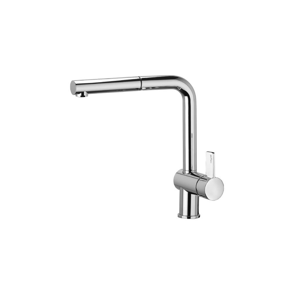 Miscelatore cucina con doccetta estraibile serie Rock modello RO185CR cromo Paffoni