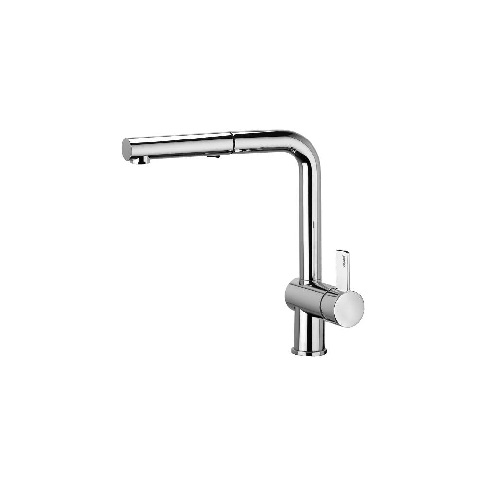 Miscelatore cucina con doccetta estraibile serie Rock modello RO285CR cromo Paffoni