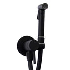 Set bidet incasso tondo Paffoni Tweet Round Mix con miscelatore e doccia in metallo Nero