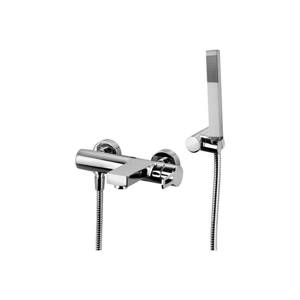 Miscelatore vasca con duplex supporto riposo serie Ringo modello RIN026CR cromo Paffoni