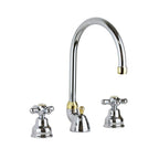 Batteria lavabo a 3 fori con canna orientabile Paffoni serie Viola - Cromo/Golf finish