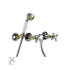 Gruppo doccia Paffoni serie Viola - Cromo/Gold finish