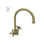 Miscelatore lavello monoforo con canna orientabile a ombrello Paffoni serie Viola - Bronzato