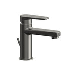 Kit miscelatori lavabo e bidet Rubinetterie Mariani linea Artic Nichel Nero Spazzolato con scarico