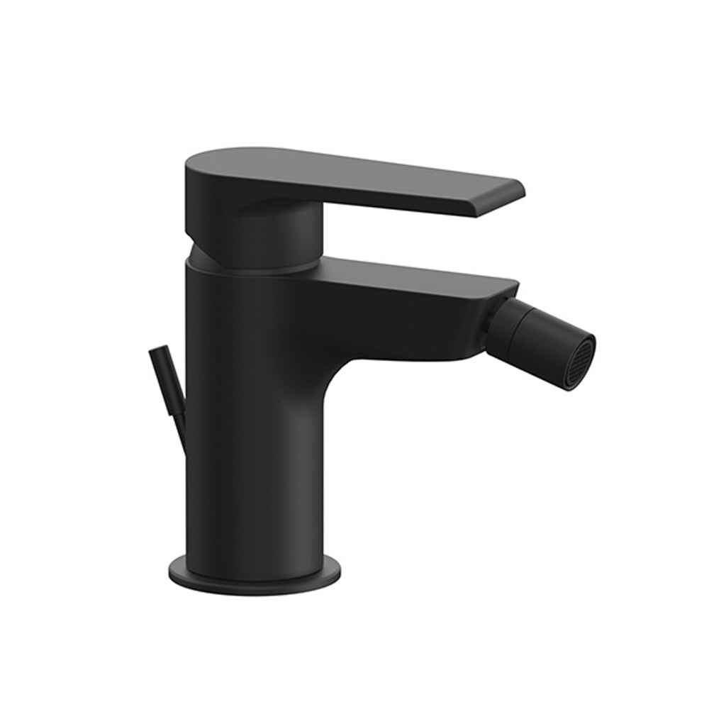 Kit miscelatori lavabo alto e bidet Rubinetterie Mariani linea Artic Nero Opaco