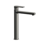 Kit miscelatori lavabo alto e bidet Rubinetterie Mariani linea Artic Nichel Nero Spazzolato