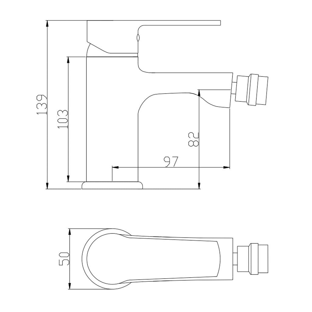 Kit rubinetteria lavabo con piletta di scarico