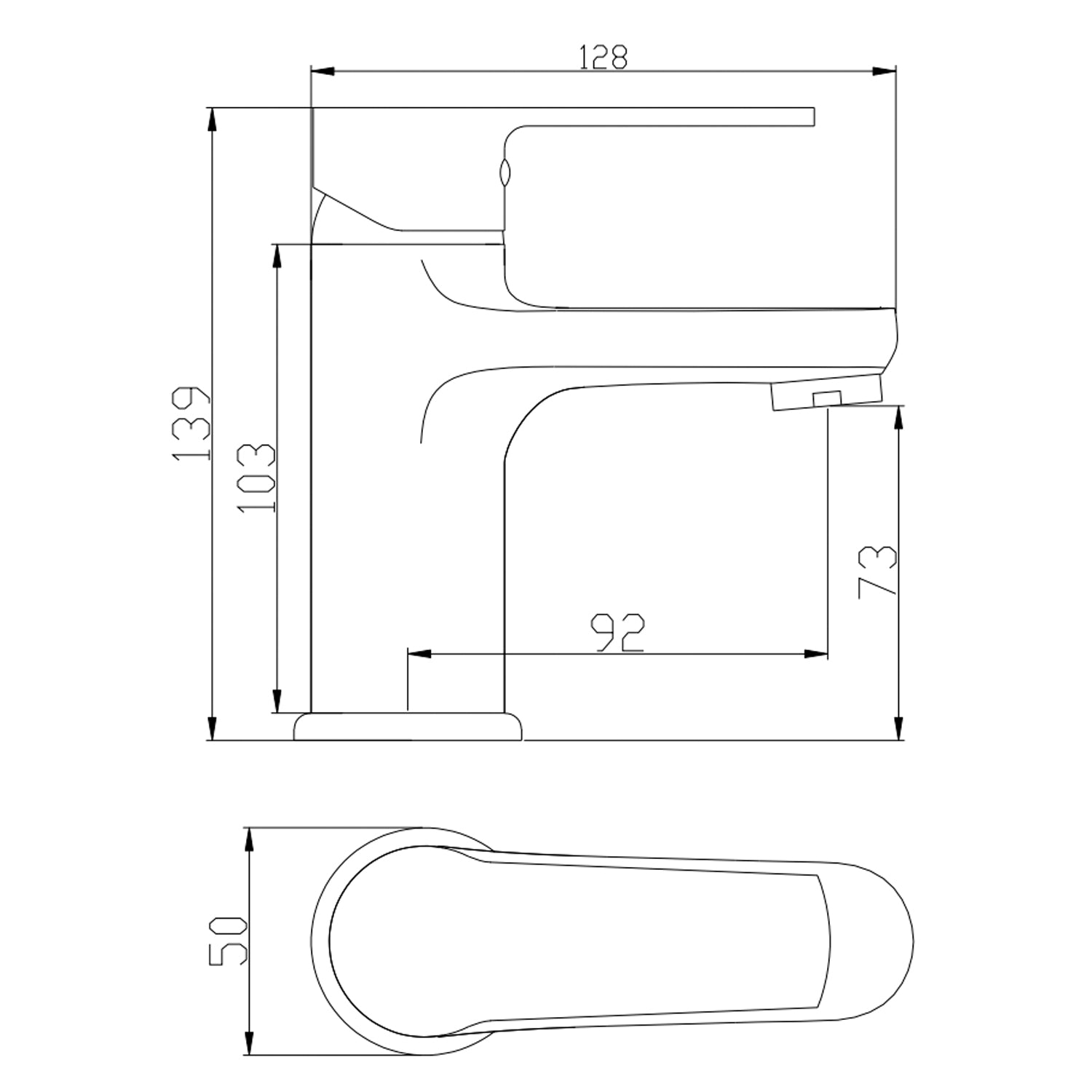 Kit rubinetteria lavabo con piletta di scarico