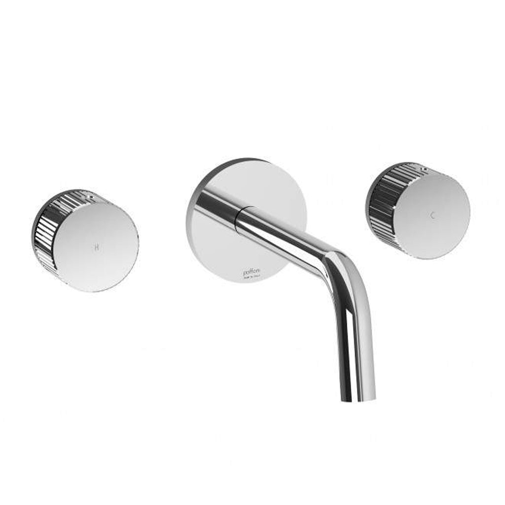 Miscelatore lavabo a muro con bocca cm 17