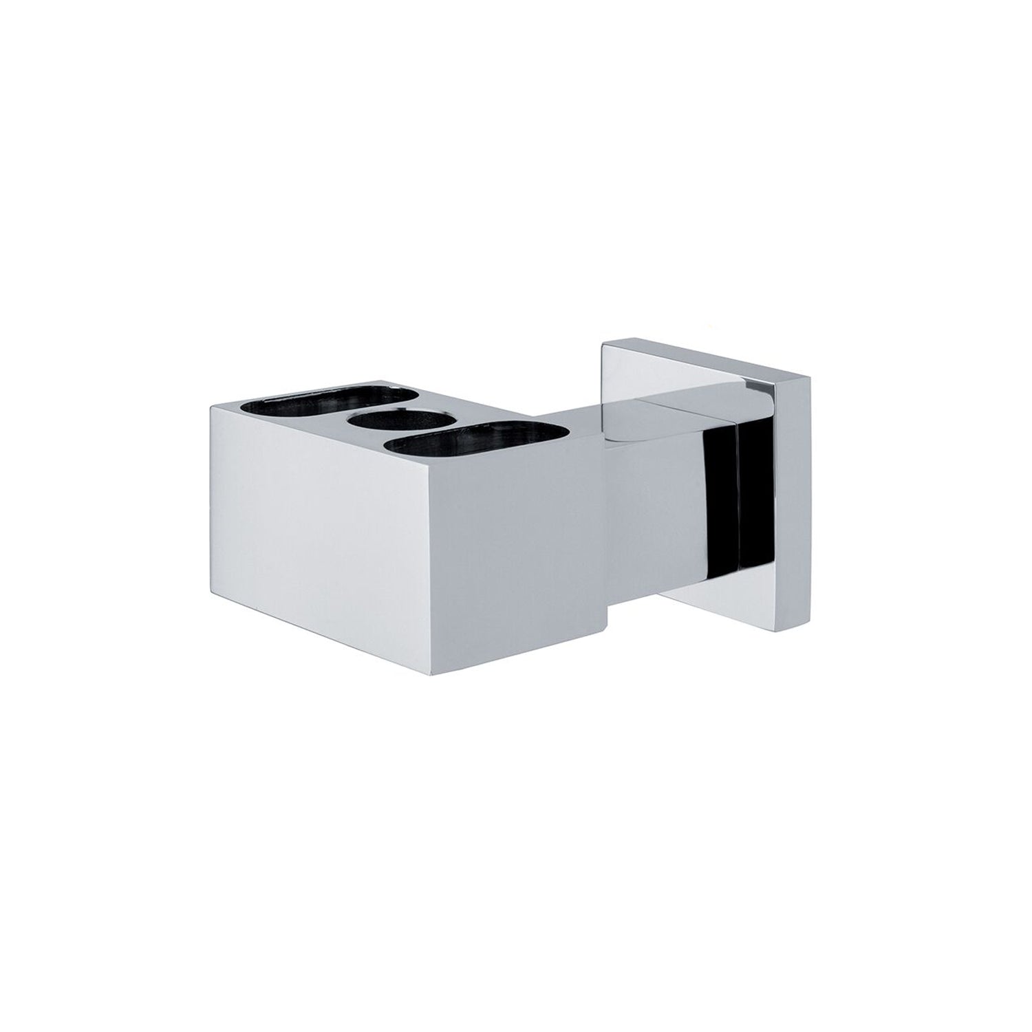 Supporto inferiore quadro con presa acqua per colonna C51 cromo