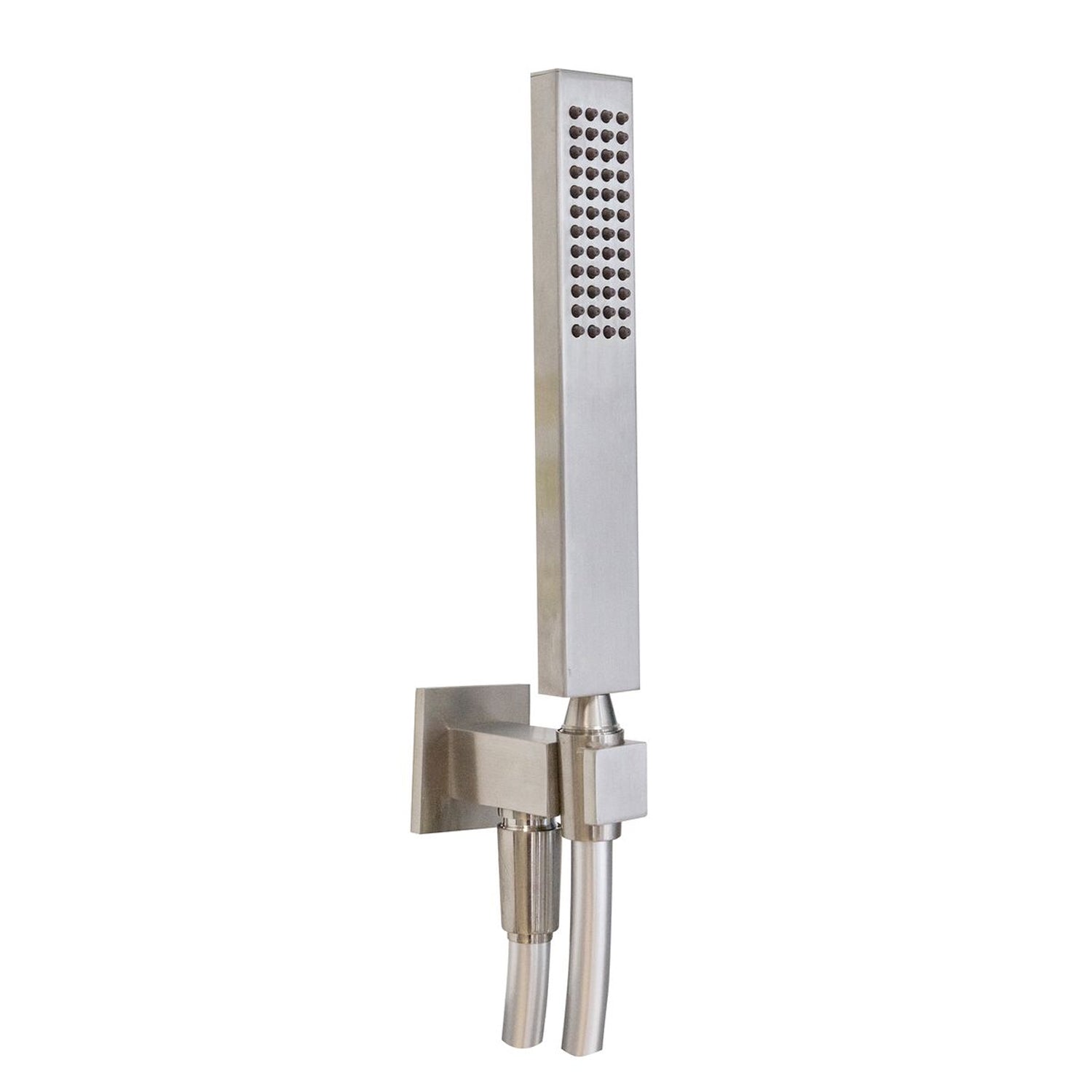 Set presa acqua in acciaio con doccia Master e flessibile 150cm - Spazzolato