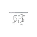 Kit Saliscendi PAFFONI Giada con miscelatore ad incasso JO010CR e presa acqua tonda a muro