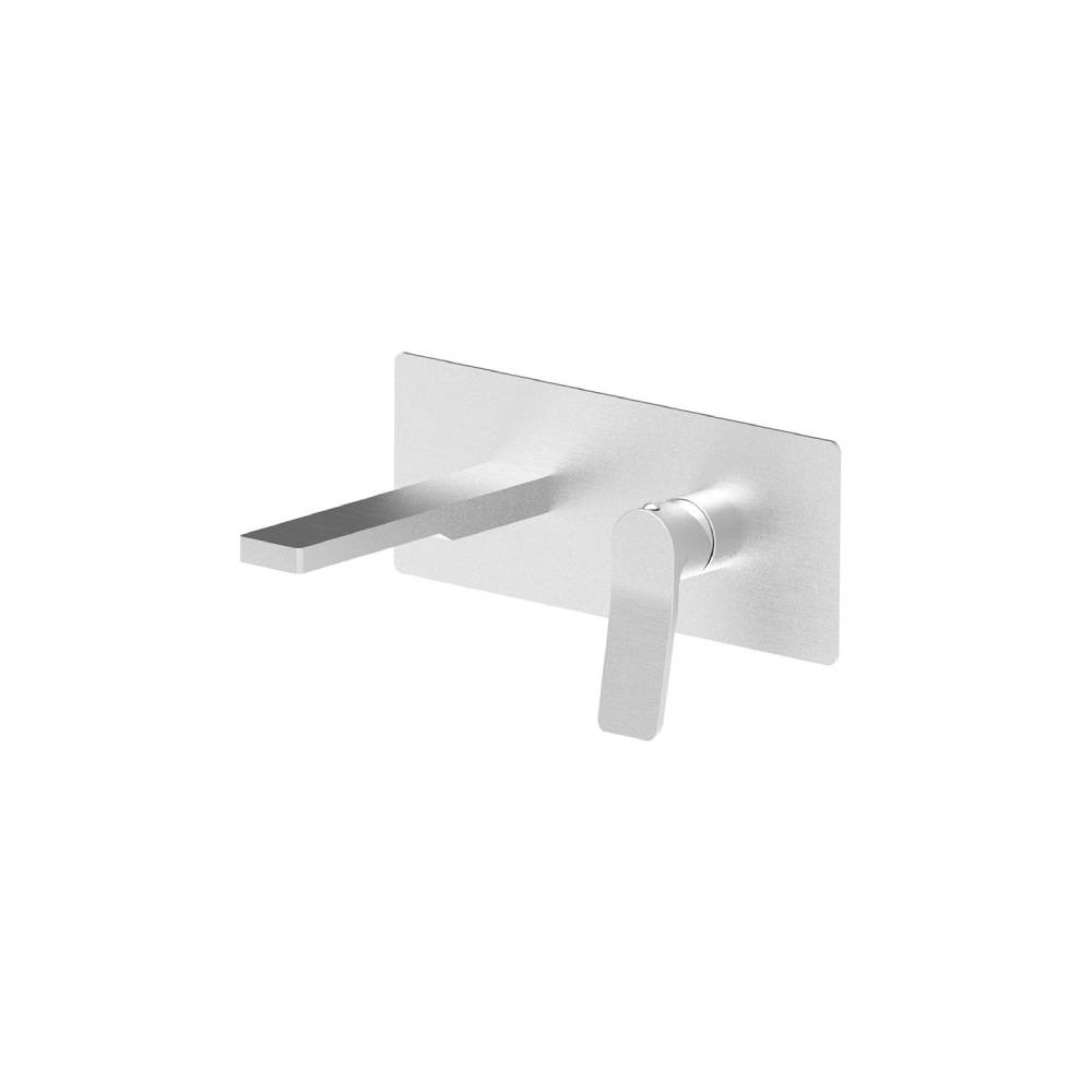 Miscelatore ad incasso per lavabo serie Tilt modello TI106ST steel looking Paffoni