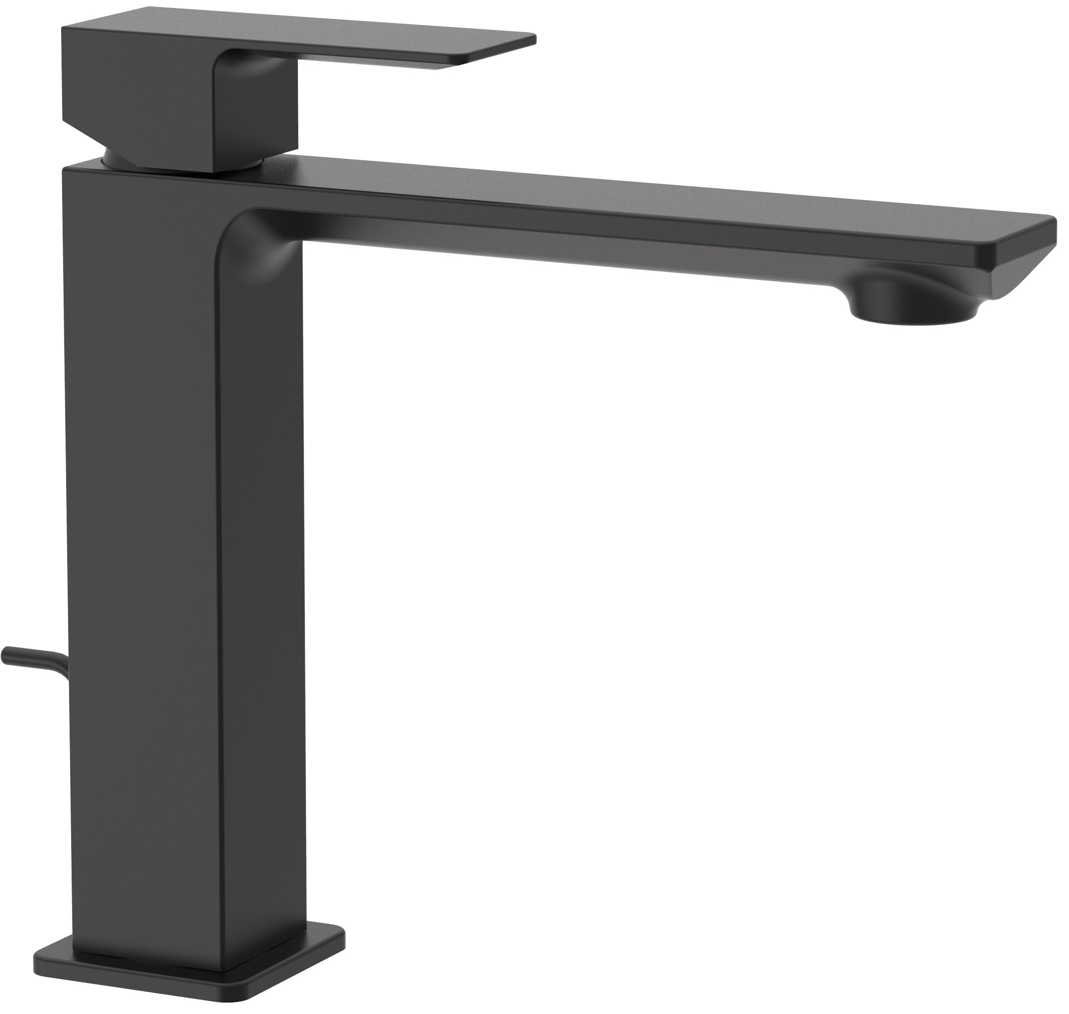 Miscelatore lavabo medio Paffoni Elle con scarico automatico - Nero Opaco