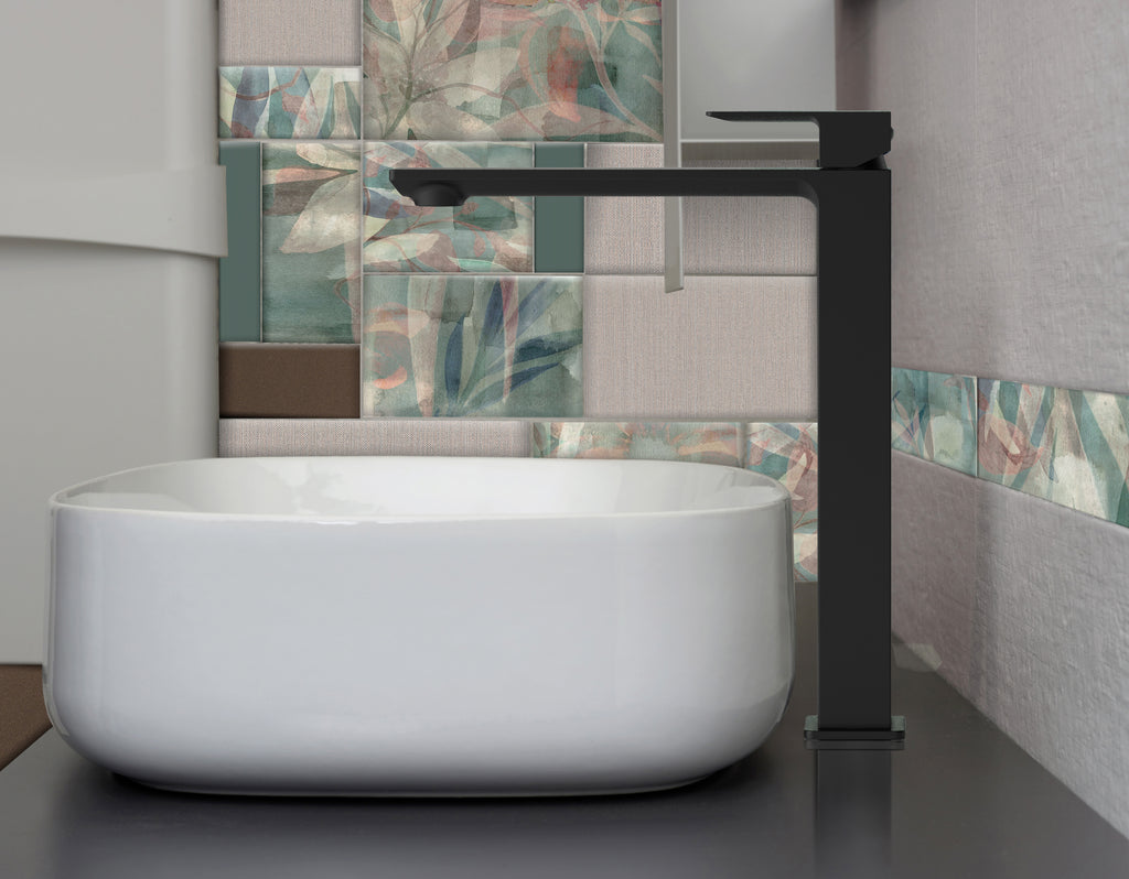 Miscelatore lavabo alto Paffoni senza scarico serie Elle - Nero Opaco