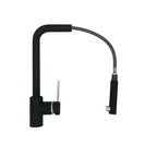 Rubinetti miscelatore per lavello cucina  con doccetta estraibile  nero opaco Modello India di Argo Rubinetterie