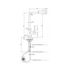 Rubinetti miscelatore per lavello cucina  con doccetta estraibile  Avena Modello India di Argo Rubinetterie