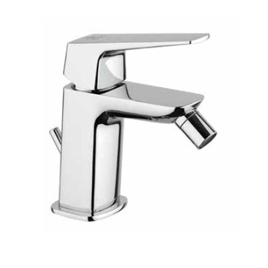 Rubinetto Miscelatore Monocomando per Bidet con Piletta Click-Clack cromato collezione Bloom di Argo Rubinetterie