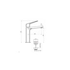 Set di Rubinetti per lavabo e Bidet con Piletta Click-Clack cromato collezione Bloom di Argo Rubinetterie