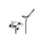 Miscelatore monocomando per vasca con kit doccino RubiFlux serie Dema - Cromo