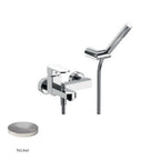 Miscelatore monocomando per vasca con kit doccino RubiFlux serie Dema - Nickel