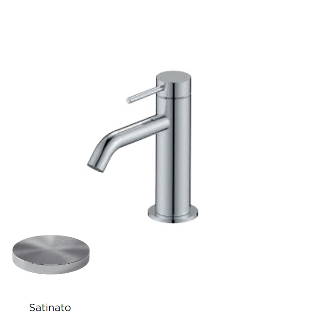 Miscelatore monocomando lavabo RubiFlux serie Regal - Satinato