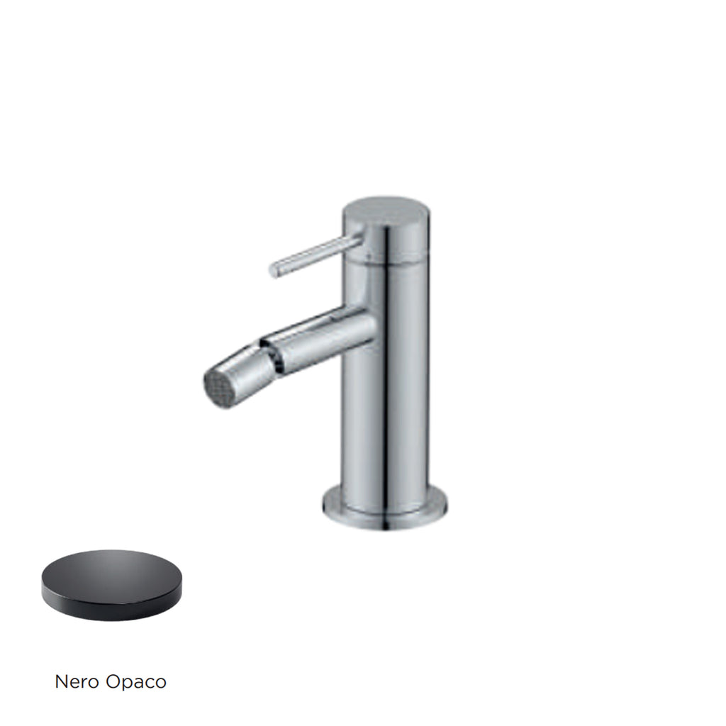 Miscelatore monocomando bidet RubiFlux serie Regal - Nero Opaco