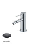 Miscelatore monocomando bidet RubiFlux serie Regal - Nero Opaco