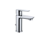 Miscelatore monocomando lavabo con scarico RubiFlux serie Kyros - Cromo
