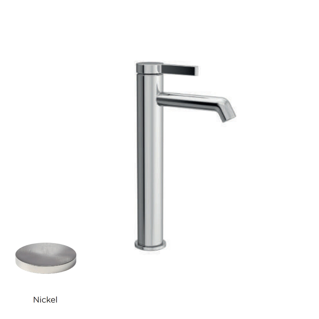 Miscelatore monocomando lavabo alto RubiFlux serie Tundra - Nickel