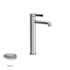 Miscelatore monocomando lavabo alto RubiFlux serie Tundra - Nickel
