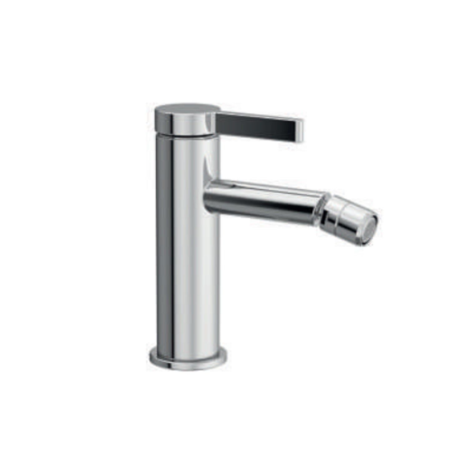 Miscelatore monocomando bidet RubiFlux serie Tundra - Cromo