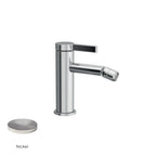 Miscelatore monocomando bidet RubiFlux serie Tundra - Nickel