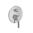 Miscelatore monocomando da incasso per doccia con deviatore RubiFlux serie Tundra - Cromo